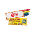 4 Pack Fire Safety Crayons - Imprinted